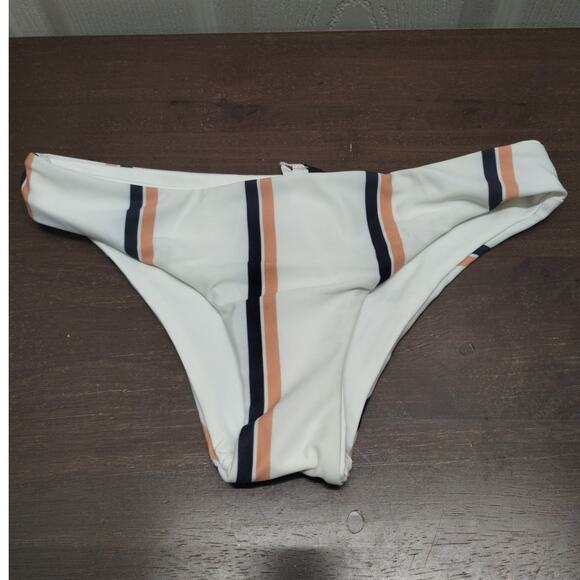 Tavik Other - Tavik NWT XS Ali Moderate Coverage Desert Clay Stripe Reversible Bikini Bottom
